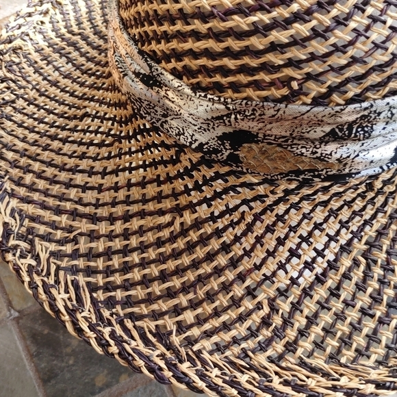 NEW CLASSY SUMMER BEACH HAT WITH SASH & BOW - Picture 4 of 14